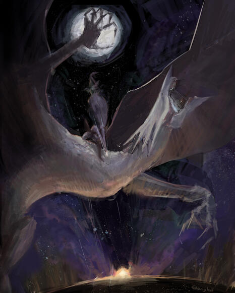 Illustrated Fullbody + Detailed Illustrated Background