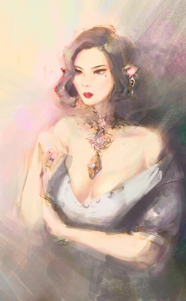 Illustrated Bust